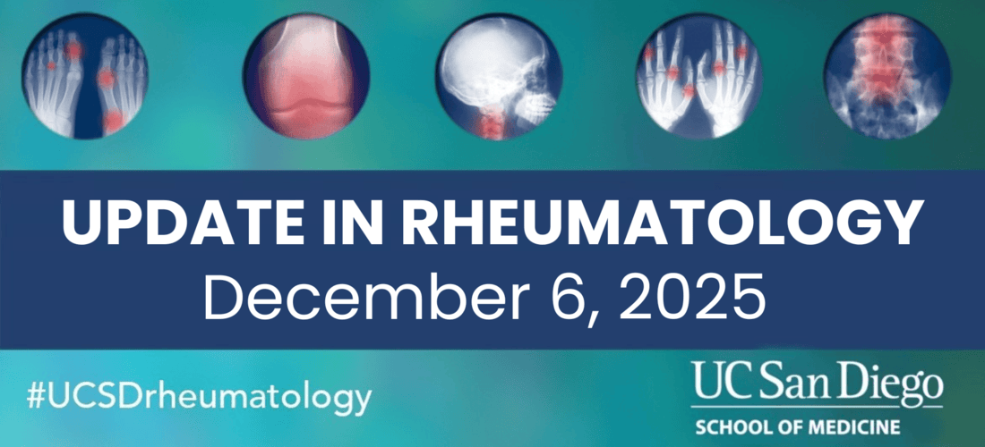 2025 Update: Rheumatology Year in Review - SAVE THE DATE Banner